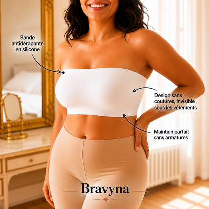 Soutien-gorge bandeau push-up Bravyna
